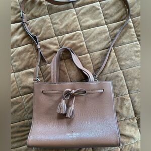 Authentic Kate Spade Tan Leather Shoulder Bag